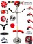 Italia V12 Motor New 8 In 1 Full Set Yan Tipi Benzinli Motorlu Ot Çalı Tırpanı Çim Makinesi 3.2 Hp 2