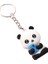 2023NOVELTIES Sevimli Karikatür Çift Panda Anahtarlık Kolye Araba Çantası Anahtar Zincirleri Kadınlar Için Takı Hediyerenk: Mavi / Boyut: 5cm (Yurt Dışından) 1
