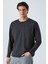 Venezıa Erkek Özel Rustik Dokulu Antrasit Sweatshirt 1