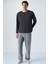 Venezıa Erkek Özel Rustik Dokulu Antrasit Sweatshirt 2