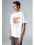 Pomegranate Erkek Sırt Baskılı Beyaz T-Shirt 3