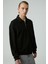 Shıftd Erkek Bisiklet Yaka Uzun Kollu Fermuarlı Siyah Sweatshirt 3