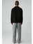 Shıftd Erkek Bisiklet Yaka Uzun Kollu Fermuarlı Siyah Sweatshirt 6