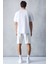 Crab Erkek Regular Fit Beyaz T-Shirt 5