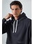 Narcıso Erkek Yumuşacık Içi Polarlı Antrasit Sweatshirt 4