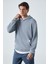 Sustaıny Erkek Oversize Kapüşonlu Uzun Kollu Gri Sweatshirt 3