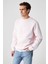 DANE Erkek Organik Kumaşlı Yumuşacık Pembe Sweatshirt 1