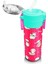 Kids Neon Mercan Suyeşili Alpaka Desenli Pipetli ve Direkt Içim Çelik Termos 500 ml 31914 5