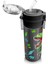Kids Siyah Gri Dinozor Desenli Pipetli ve Direkt Içim Çelik Termos 500 ml 31946 5