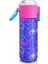 Kids Açık Pembe Lavanta Kalp Desenli Pipetli ve Direkt Içim Çelik Termos 500 ml 31977 2