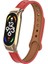 Xiaomi Mi Band 7 Uyumlu Krd-68 Deri Kordon Zore - KIRMIZI-8680436607336-TCHS77022 1