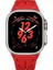 Apple Watch Ultra 49MM KRD-127 Metal Tokalı Silikon KORDON-KIRMIZI-8680436819050-TCHS111520 2