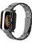 Xiaomi Redmi Watch (Mi Watch Lite) Uyumlu Krd-60 Metal Kordon Zore - GÜMÜŞ-SIYAH-8680436421321-TCHS7 3