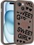 Apple iPhone 13 Kılıf Kamera Korumalı Baskılı Arka Yüzey Zore Klas Kapak-Açık KAHVE-8680436783030-TC 3