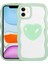 Apple iPhone 11 Kılıf Renkli Kalp Figürlü Zore Ponçik Kapak-Su YEŞIL-8680436588840-TCHS74507 1