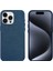 Apple iPhone 15 Pro Kılıf Zore Mikro Fiber Mimoza KAPAK-MAVI-8680436726372-TCHS93848 2