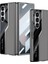 Galaxy Z Fold 6 Kılıf Ultra Ince Kamera Korumalı Pc + Deri Arka Yüzey Zore Kıpta Poligan Kapak-Gri-8 1