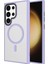 Galaxy S24 Ultra Kılıf Sert Pc Arka Yüzey Wireless Şarj Özellikli Zore Flet Magsafe KAPAK-LILA-86804 1