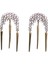 Gold Zirkon Taş Sallantılı Küpe 1
