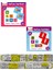 Hafıza Kartları Hayvanlar, Meyveler, Sebzeler / Meslekler, Taşıtlar 2'li Set (Matematik Öğreten Cetvel) 1