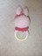 Amigurumi Miniklerden Pembe Tavşan Çıngırak Sağlıklı Oyuncak El Örgüsü 4