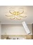 Modern Layla LED Avize Kumandalı Eskitme - 3 Renk 1