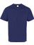 Penye Kumaş V Yaka Kısa Kollu Tshirt Lacivert 1