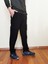 Erkek Siyah Kargo Cepli Lastikli Bel Pantolon 2049-02 1