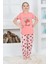 Pamuklu Çilek Desenli Kız Çocuk Pijama Takımı 3
