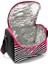 Pembe Siyah Beyaz Desenli Thermo Beslenme Çantası 22778 4