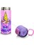 Kids Pembe Mor Milkshake Dondurma Desenli Pipetli ve Direkt Içim Çelik Termos 500 ml 31950 4