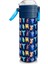Kids Lacivert Neon Sarı Desenli Pipetli ve Direkt Içim Çelik Termos 500 ml 31935 2