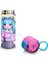 Kids Mor Pembe Anime Kız Desenli Pipetli ve Direkt Içim Çelik Termos 500 ml 31942 4