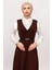 Erves Düğmeli Jile 1399 - Kahve 3