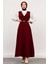 Erves Düğmeli Jile 1399 - Bordo 1