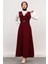Erves Düğmeli Jile 1399 - Bordo 3