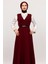 Erves Düğmeli Jile 1399 - Bordo 4