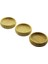 3pcs Mini Yuvarlak Ahşap Bambu Çerezlik - Lokumluk Fileli Ambalaj 9cm (3791) 1