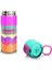 Kids Pembe Rengarenk Dondurma Desenli Pipetli ve Direkt Içim Çelik Termos 500 ml 31938 4