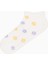 Floral Jacquard Frill 3lü Patik Çorap 3