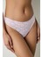 Invisible Laser Cut Lacy Açık Pembe Tanga Külot 1