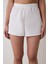Bridal Delicate Saten Kırık Beyaz Şort Pijama Altı 1