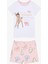Kız Çocuk Bambi Optik Beyaz Pijama Takımı 1