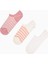 Pinky Striped 3lü Sneaker Çorap 1