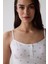 Lana Printed Pantolon Kırık Beyaz Pijama Takımı 2