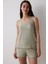 Bloom Solid Haki Şort Pijama Altı 3
