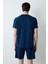 Whale Lacivert Şortlu Pijama Takımı 5