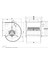 D4E250-CA01-01 Çift Emişli Radyal Fan Ø250 mm 230 V Ac 2440 M³/h 1200 Min 1250 W 2