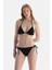 Siyah Üçgen Küçük Bikini Üst 4