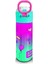 Kids Açık Pembe Mor Unicornlu Prenses Desenli Pipetli ve Direkt Içim Çelik Termos 500 ml 31802 3